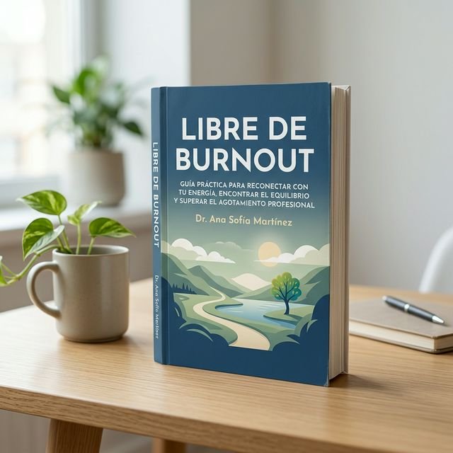 Portada del ebook Libre de Burnout - El Método de 5 Pasos para Recuperar tu Paz Mental